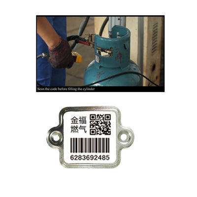 PDAか可動装置によって単にスキャンするXiangkang LPGシリンダー バー コードのラベル デジタルIndentity