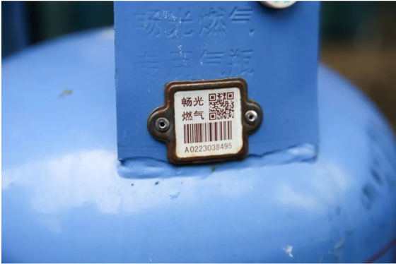抵抗力がある正方形のタイプ紫外線保護LPGシリンダー バーコード オイル
