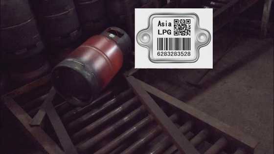 LPGのガス ポンプのバーコードSS304メタル・セラミック追跡のQrコード バーコード