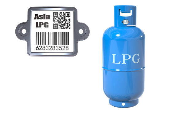 LPGのバーコードおよびQRコードを追跡する頑丈な屋外シリンダー