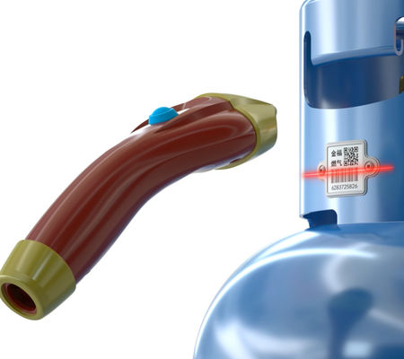 LPGシリンダーを管理するためのシリンダー バー コードのラベルの高温抵抗1900F