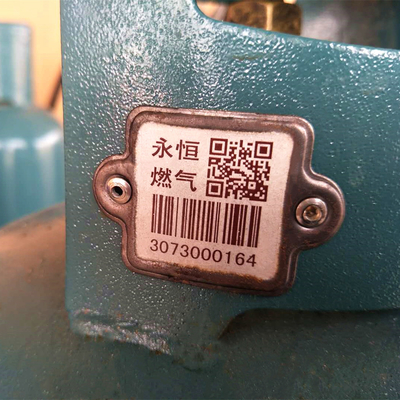 ステンレス鋼304 QRコード シリンダー バーコードの札の高温抵抗